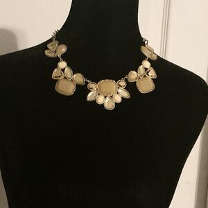 Style & co. Women’s Gold-Tone Yellow Stone Frontal Necklace